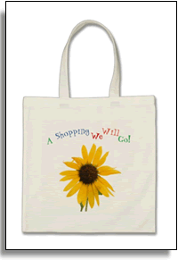 A Shopping We Will Go - Colorful & Cute Economy Tote Bag
